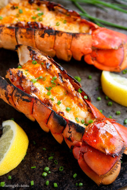 foodthesex:  Request (fuck-yeah—food) - Grilled Lobster with Sriracha Butter 