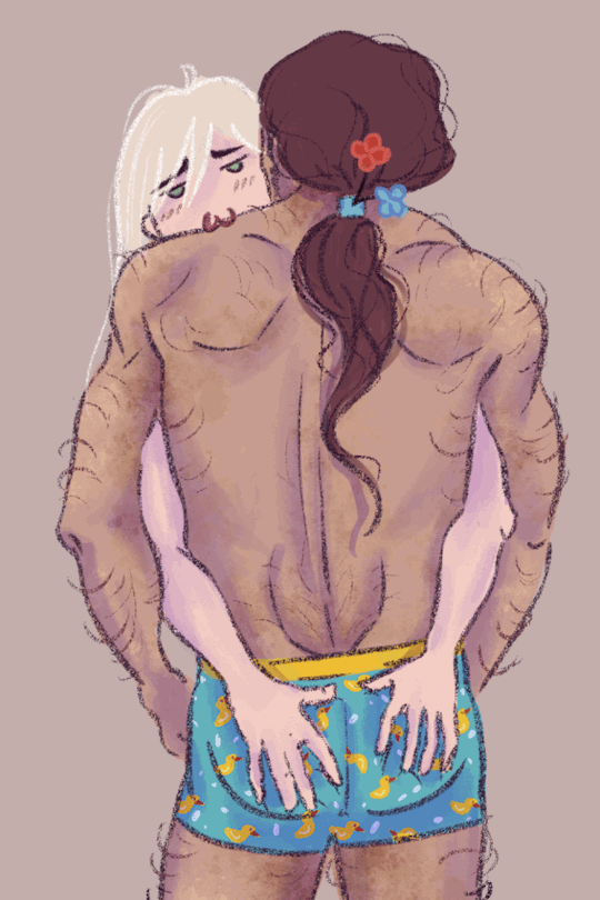 guiltyportfolio:Concept: Juushiro buys modern underwear for Shunsui in the Living World but he buys the wildest patterned ones. His favorite is the one with duckies and anytime he sees it on Shun he gropes his ass and makes duck noises. Shunsui hates
