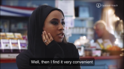 gothhabiba:  queernigga:  jovalencias: she’s right and she should say it  there are so many white women in the notes giving a half-baked rebuttal as if that rhetoric isn’t exactly what this hijabi is responding to. smh.   [Well, then I find it very