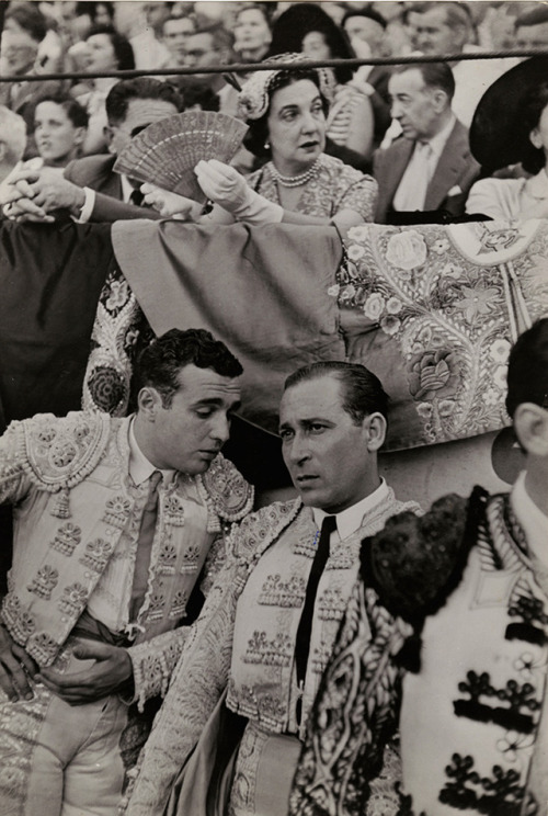Henri Cartier-Bresson - Bullfighters, Pamplona, July 1952