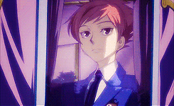 musicroomnumberthree:  ouran gif meme: kaoru hitachiin + chiaroscuro↳requested by shestoleatimelord 