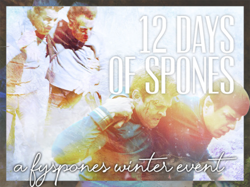 fuckyeahspones:12 Days of Spones: A Winter Event(December 12th to 23rd 2020)It’s that time of 