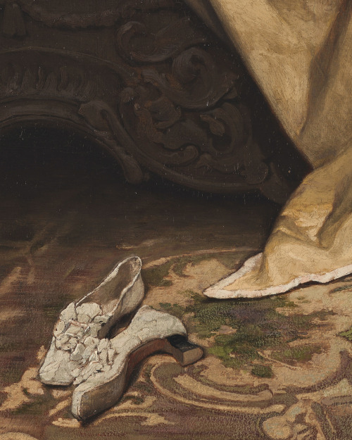 mysteriousartcentury:Gabriel Cornelius Ritter von Max (1840-1915), Get finished Flowering, 1870, oil on canvas, 55.3 x 67.5 cm. Oblastní galerie Liberec