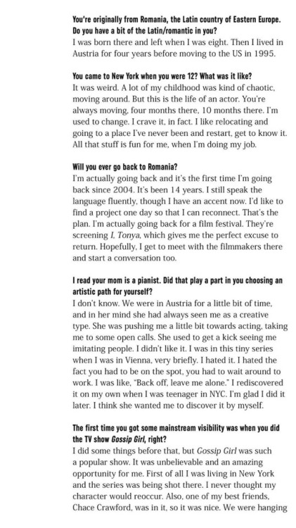 one-of-the-boys:Sebastian Stan Full Interview for August Man Magazine