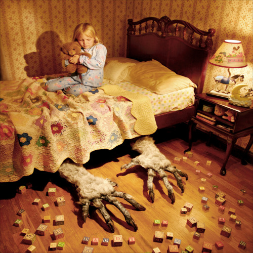 kurobi:  steve-leif-kareha:  laurenfrommars:  elder—goose:  yorufrost:  psychohorror:   Children’s Worst Nightmares by Joshua Hoffine   This is fucking incredible    Can we talk about how the cubes on the last pic spell “Daddy no”  I remember