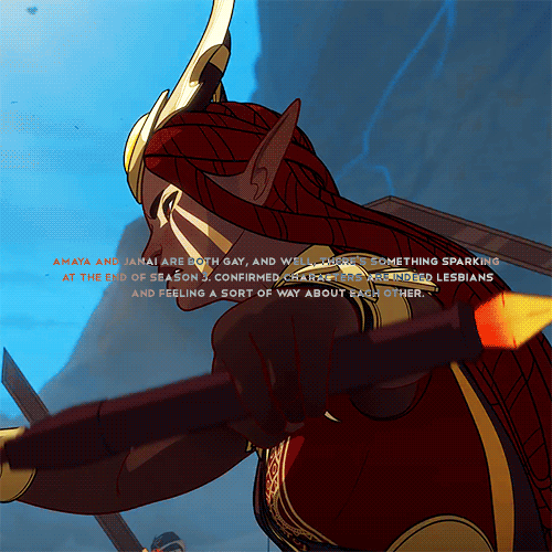 rrunaan:The intent is pretty clear from here on out - Amaya and Janai being confirmed as canon &