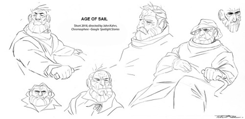 thibaultleclercq: Character Design I did for Age of Sail, a beautiful short directed by John Kahrs. 