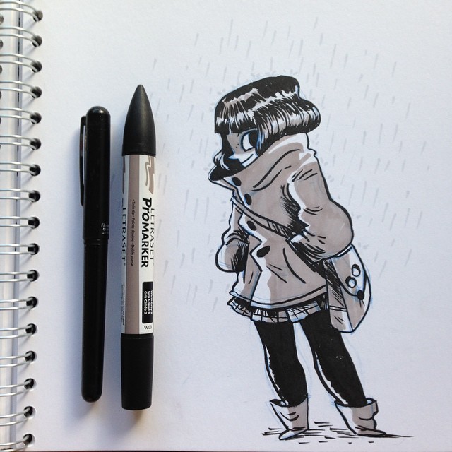 beatormo:  Inktober 2014.  Primera semana. Voy con retraso, pero prometo ponerme