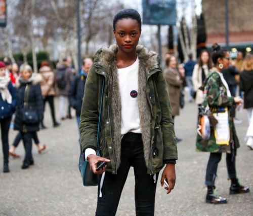 morethanmannequins:Street Style from London Fashion Week, February 2017