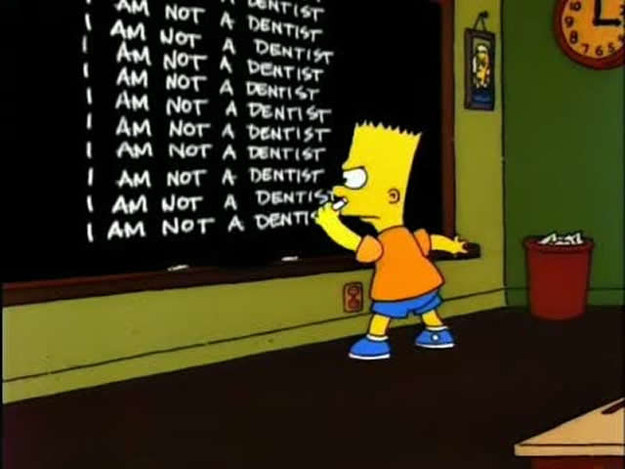 pr1nceshawn:  Some Of My Favorite Blackboard Gags From “The Simpsons”   