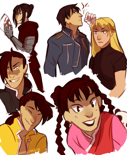 m7angela:Wanted to work on diversity in my art style a bit sooo I drew some fma characters what a su