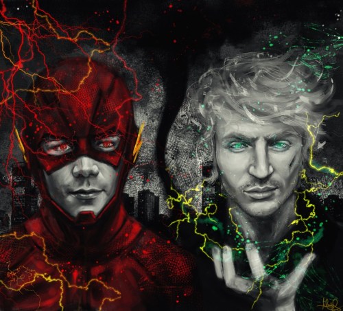 Time to Think Big yes, another The Flash painting. Ready for the pilot?I&rsquo;m ready for the madho