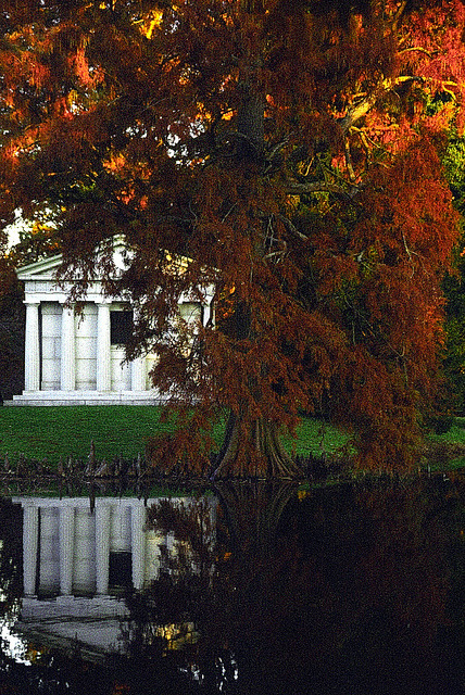 taphophilia:  Cincinnati - Spring Grove Cemetery & Arboretum “Fleischmann Mausoleum Reflected” by David Paul Ohmer on Flickr. 