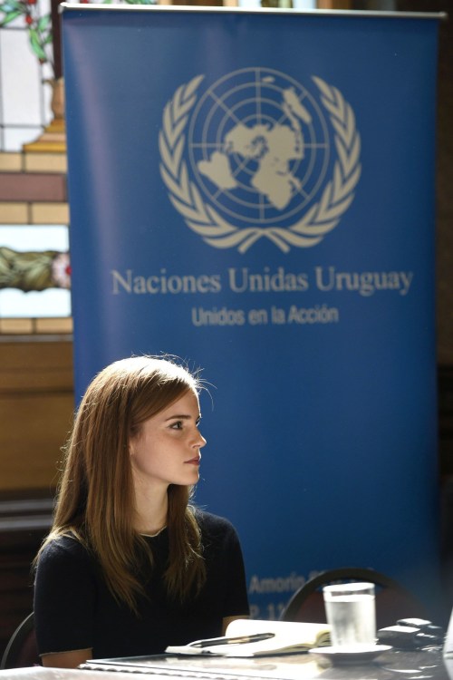 theepitomeofquiet: Emma Watson represents the UN, in her role as UN Women Goodwill Ambassador, in Ur