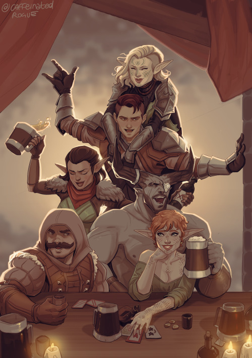 caffeinatedrogue:happy inquisib-day! Keep your horns pointing up! These is my favourite group sorry 