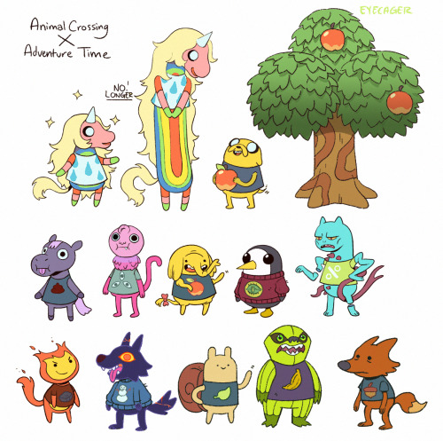 eyecager: More of Animal Crossing x Adventure Time! by storyboard revisionist Amber Blade Jones