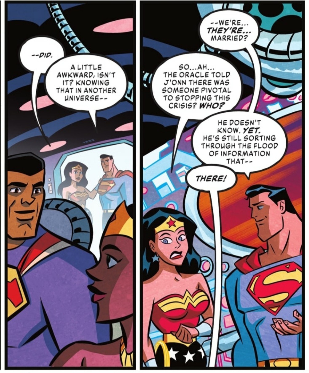 Batman. Wonder Woman. Love — So... I've been reading Justice League  Infinity,...