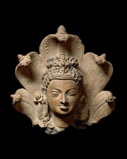 Goddess Manasa, terracotta from Bengal