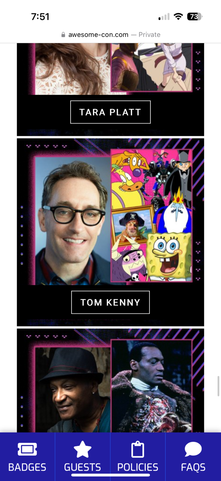 Tom Kenny News!