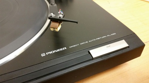 Pioneer PL-430 Direct Drive Auto-Return Stereo Turntable, 1982