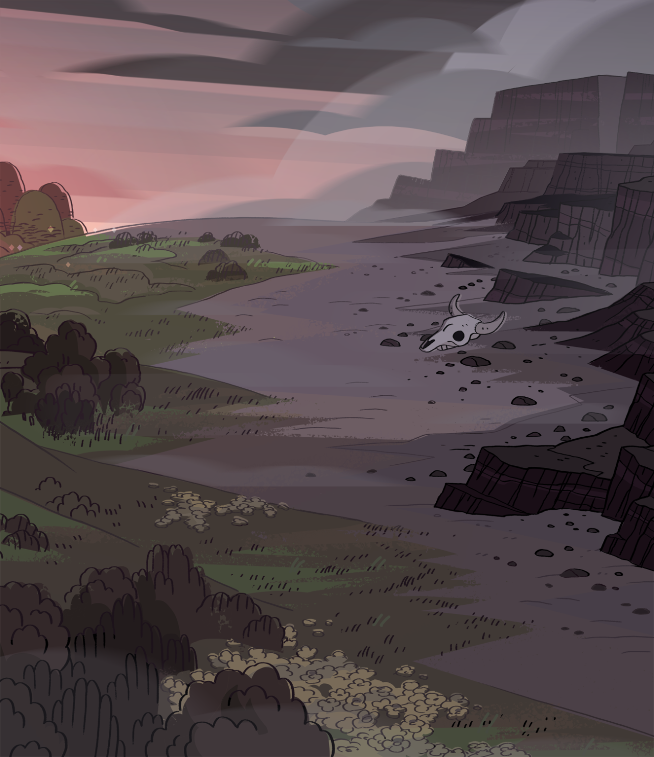 Part 2 of a selection of Backgrounds from the Steven Universe episode: On The RunArt