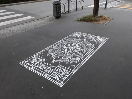 escapekit - Sidewalk carpets France-based artist Arthur-Louis...