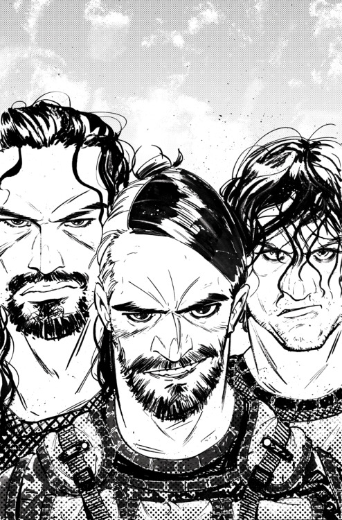 Process for a WWE The Shield cover that got the axe in the end. ¯\_(ツ)_/¯