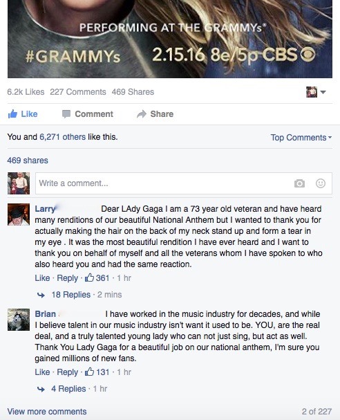 cervixxen: Are you guys seeing all the love for Lady Gaga everywhere, all these new fans, former hat