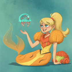 Stinarahm:   Samus Mermaidified For This 12Th Day Of ‪#‎Mermay‬    