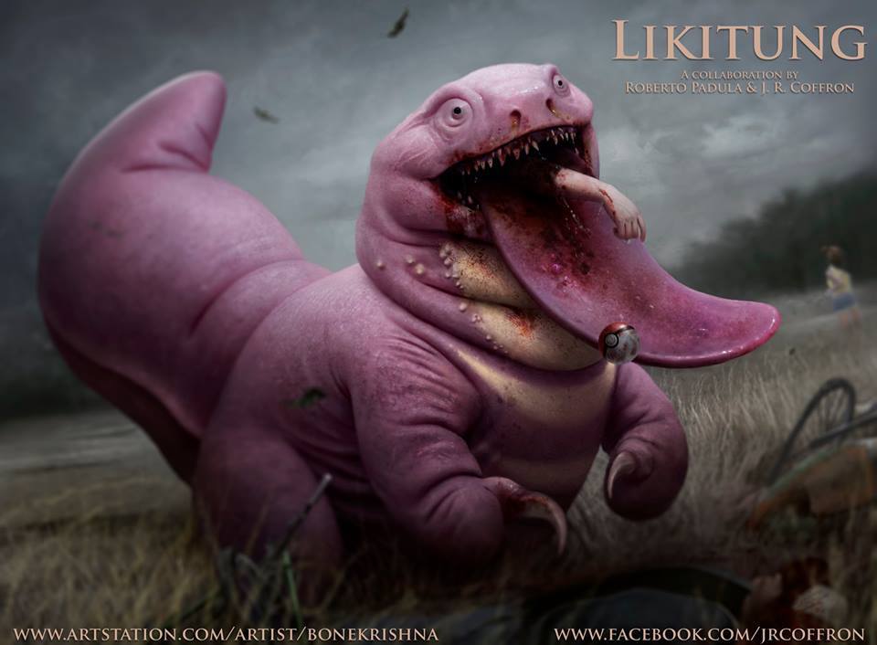 retrogamingblog:  PokeMonstrosities by JR Coffron 