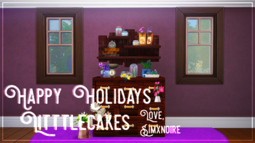 simxnoire:  Happy Holidays to my ever darling @litttlecakes​! Sorry that it took so long for me to p