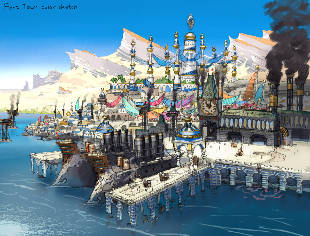 indivisiblerpg:  New update! This one gives a glimpse at the Port Maerifa and desert