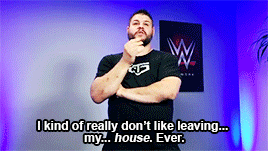 mith-gifs-wrestling:  Kevin Owens is the Most Relatable, Exhibit #387. {x}