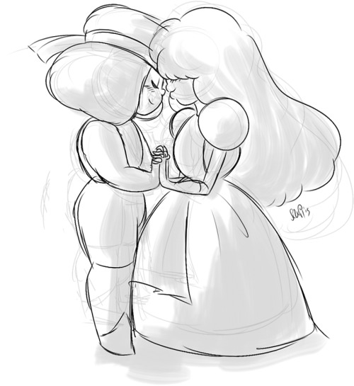 princesssilverglow:  More cute little Gemfriends in love ♥