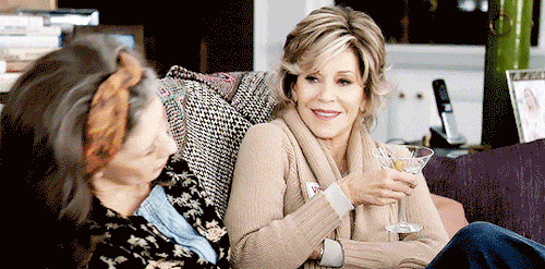 queenoftherebels:“Make a wish.” | Grace and Frankie