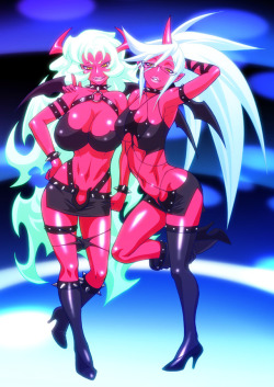 dekkenminus:scanty and knee socks by cva1046 