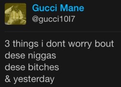 wittyelizabellehouston:  gucci mane is a