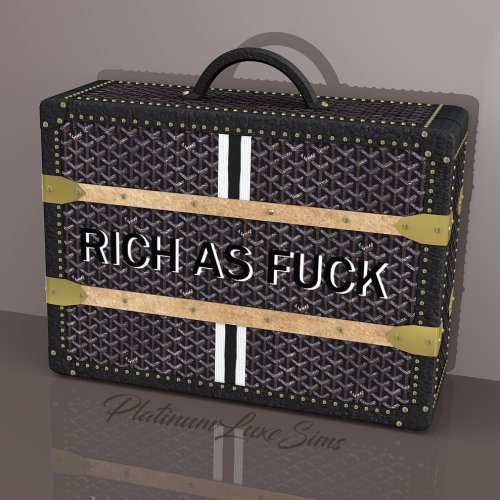  Goyard ‘Rich as F–K’ Kris Jenner Inspired Suitcase      Now on my Patreon!DOWNLOA