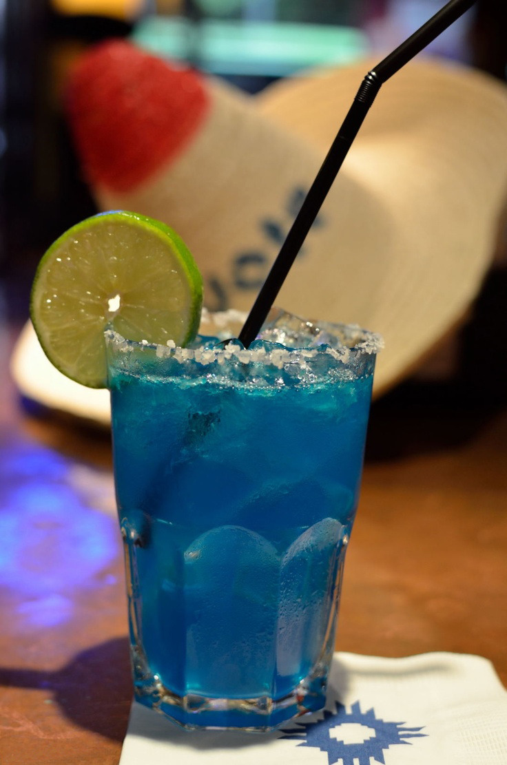 Island Margarita
Cuervo Tequila, Malibu Rum, Triple Sec, Blue Curacao, Lime Juice. One of over 70 varieties of margarita served at COYOTE BAR & GRILL in Hong Kong