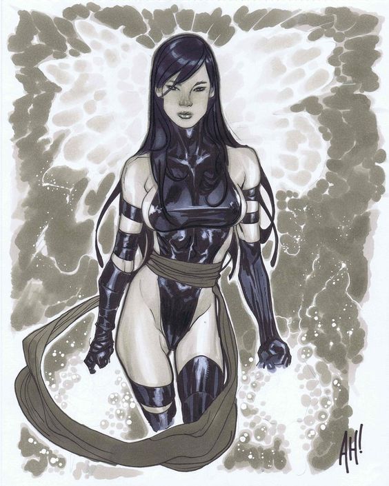 imthenic:  Psylocke by Adam Hughes 