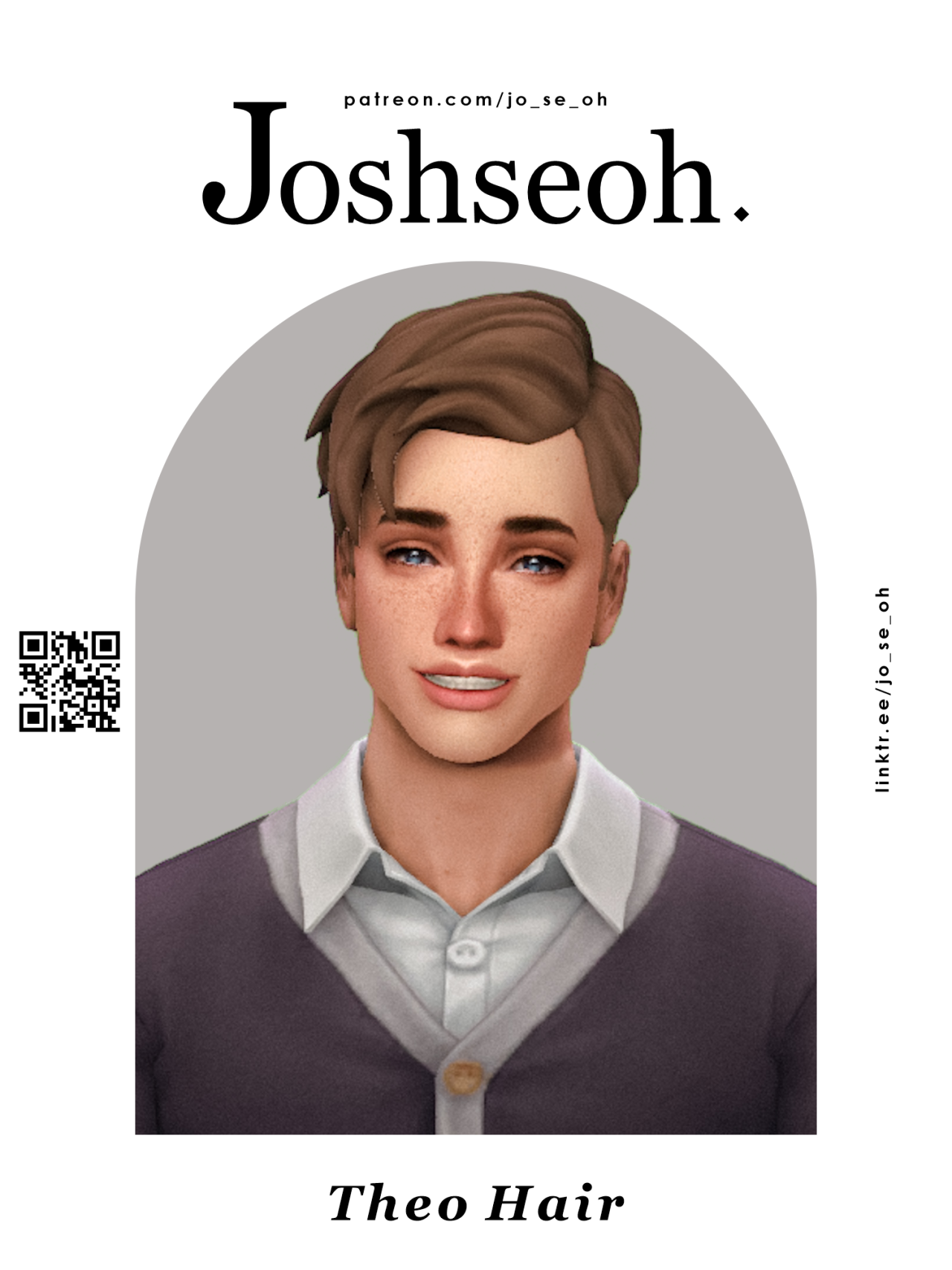 Josh | JoshSeoh : Theo Hair Converted from Disney Dreamlight Valley...