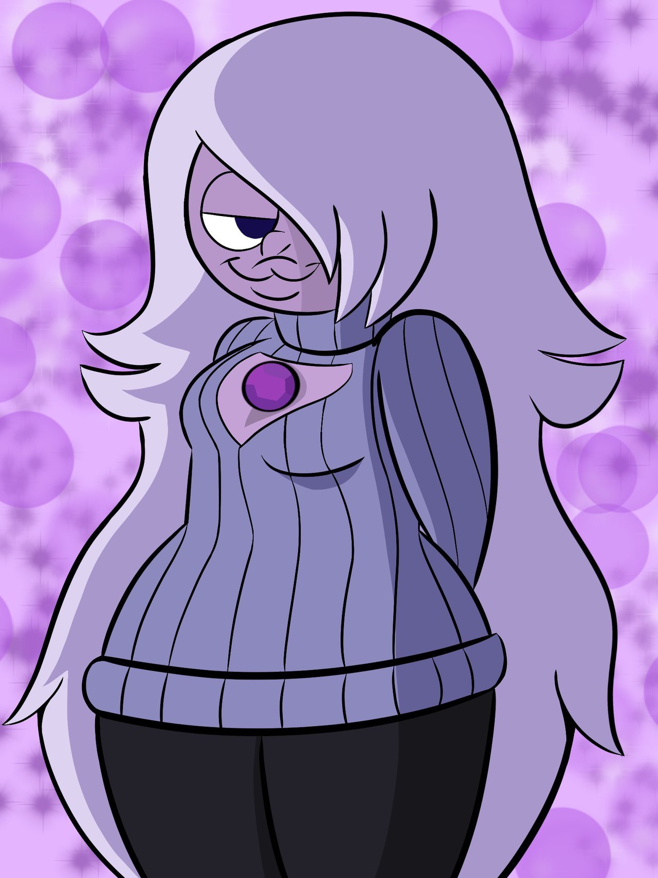 codykins123:  Amethyst in Turtleneck Sweater by Codykins123 To all of my haters flipping