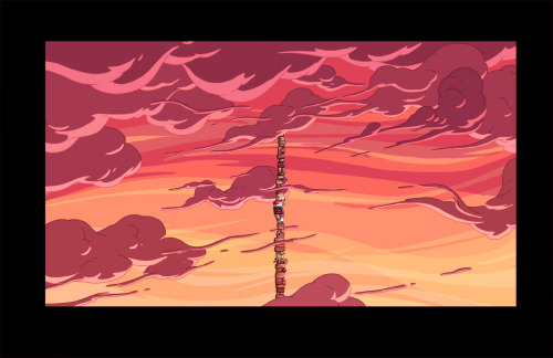 kingofooo:  selected backgrounds from The Tower art director - Nick Jennings BG designers - Santino Lascano & Derek Hunter BG painters - Sandra Calleros, Ron Russell, and Teri Shikasho