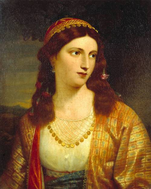tangledapplevines:  Haidée, a Greek Girl by Sir Charles Lock Eastlake (1793‑1865)