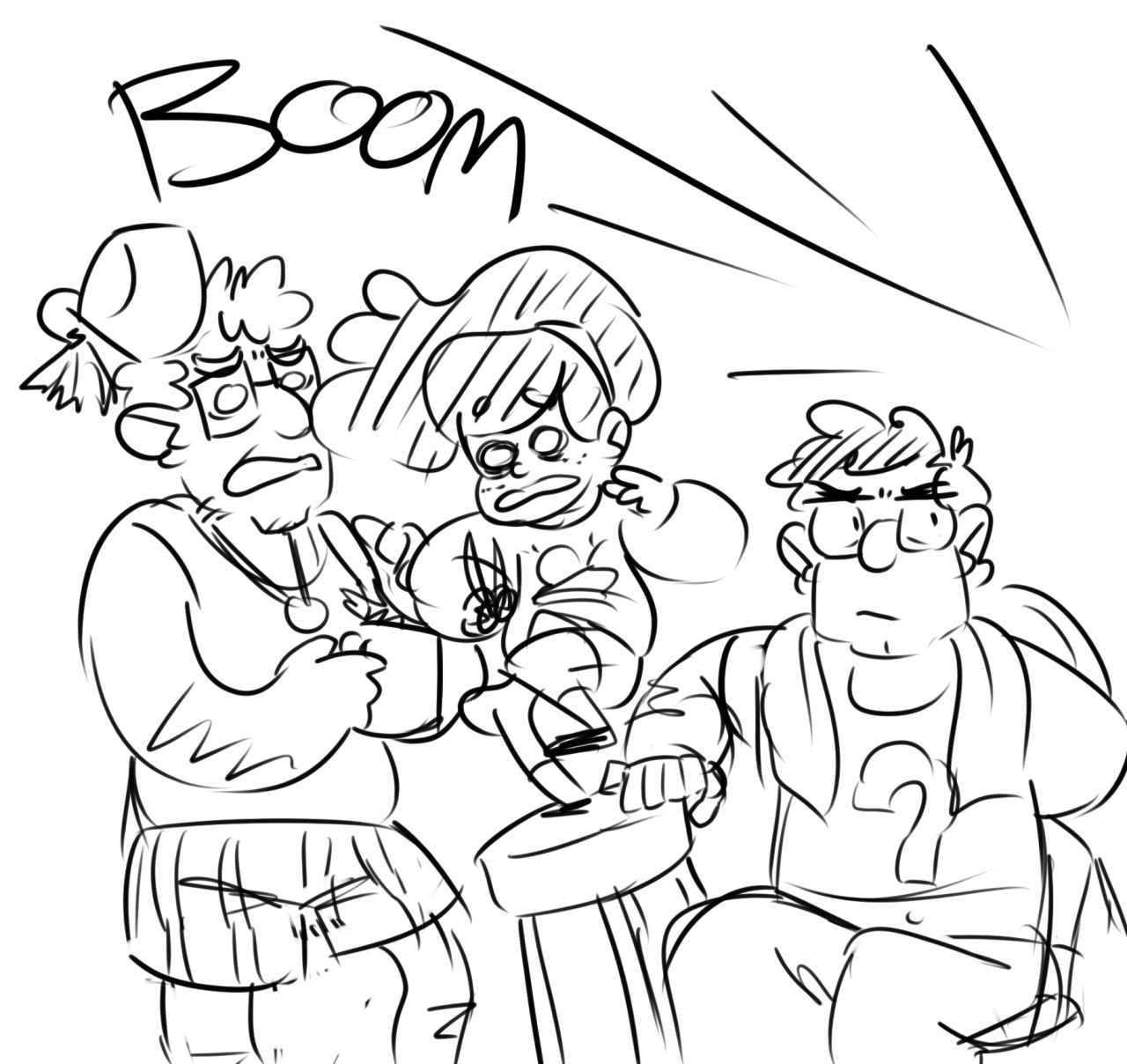 beccadrawsstuff:I changed it from Stan to Mabel but you get the idea