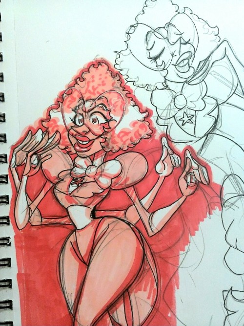 I wanted to redraw Sardonyx since the picture I did before was only based off of the preview.