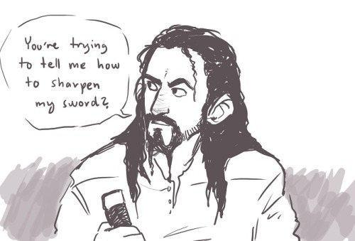 ppitte: I was doodling pictures of how younger Dwalin might have looked, and I grew surprisingly fon