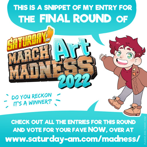  CAST YOUR (FINAL) VOTEIt’s here!! The FINAL round of the Saturday AM magazine “March Art Madness”