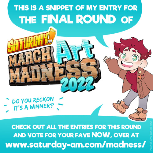 CAST YOUR (FINAL) VOTE  It’s here!! The FINAL round of the Saturday AM magazine “March A