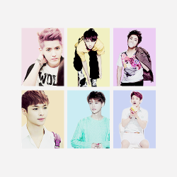 baehkhyun:  exo m   colors 